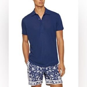 Orlebar Brown Blue Polo Shirt